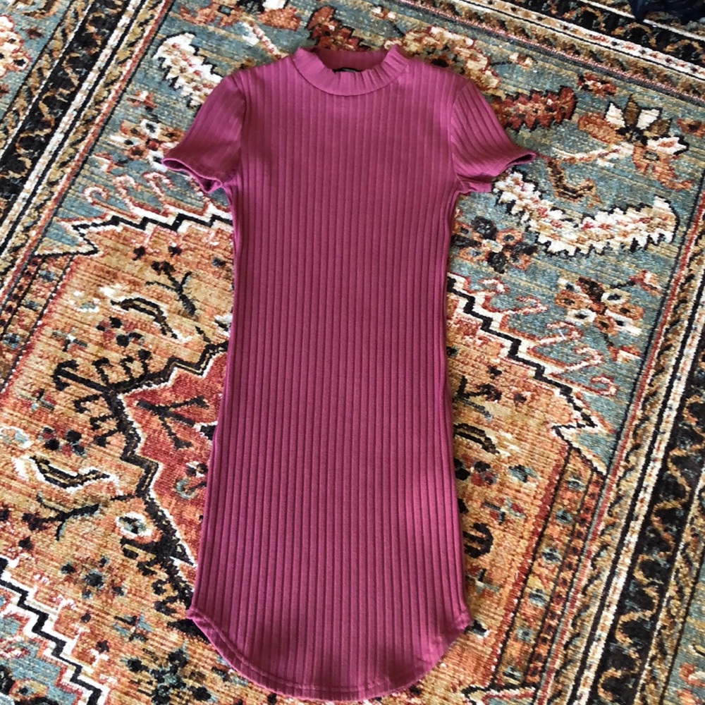 Robbed mini dress